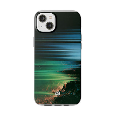 Digital Shoreline Drift · Lite Phone Case for iPhone ·  Teal