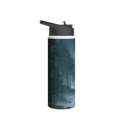 Silent Nordic Fjord · Insulated Water Bottle · Blue