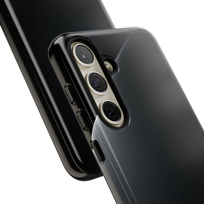 Black Tough Phone Case for Samsung - Obsidian Lunar Arch