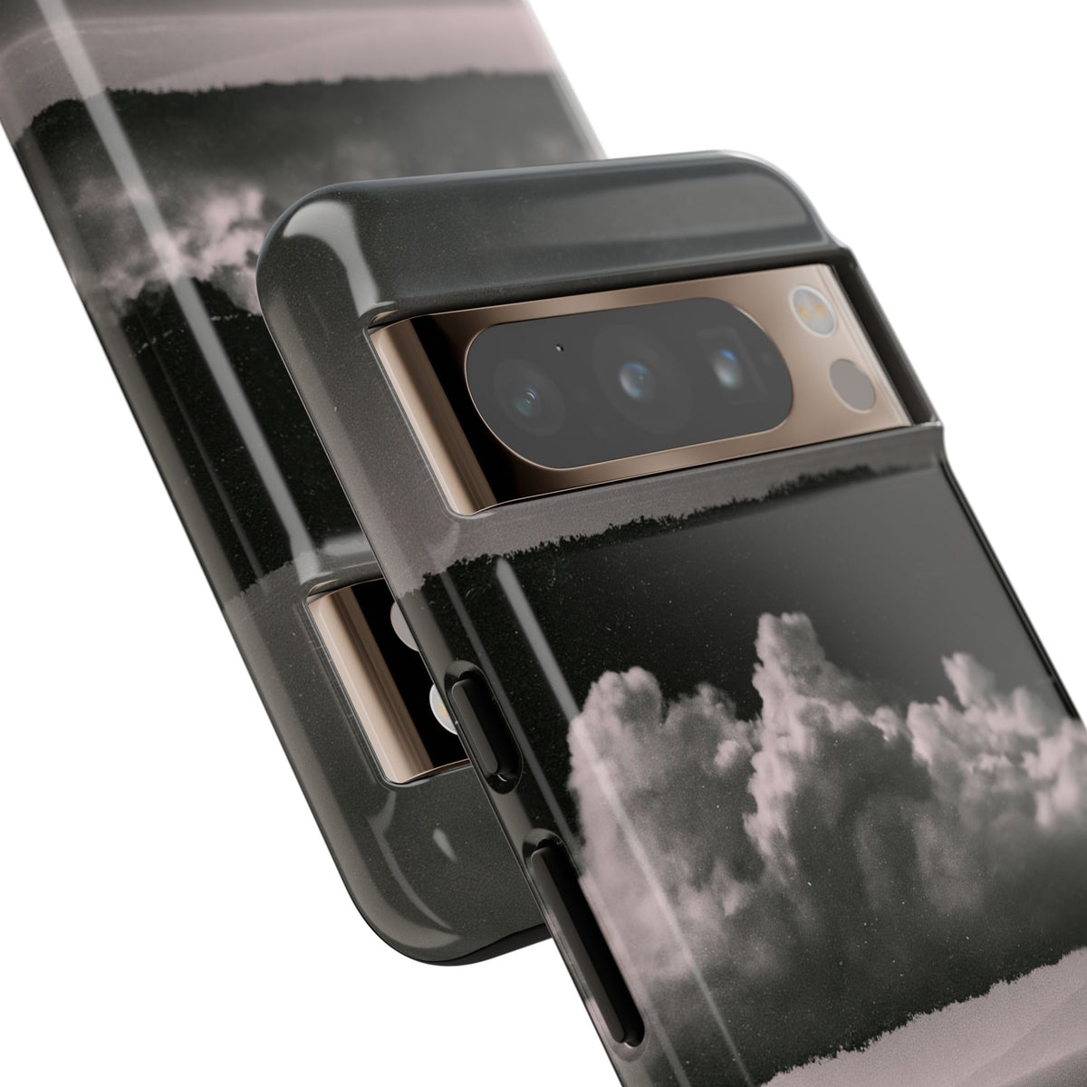 Crimson Horizon · Tough Phone Case for Pixel ·  Black