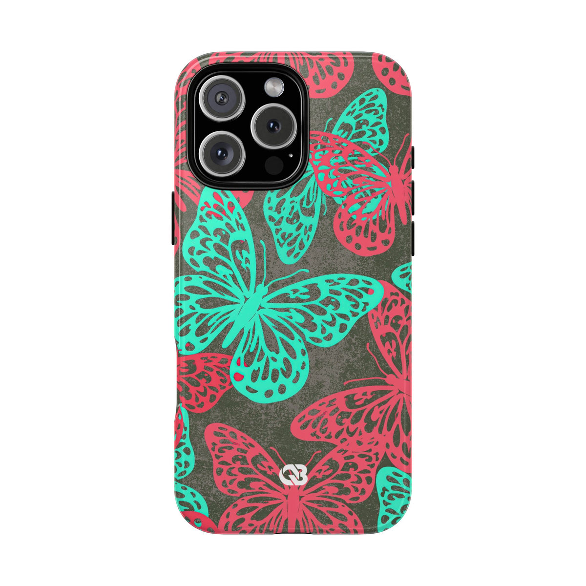 Electric Papillon · Tough Phone Case for iPhone · Pink