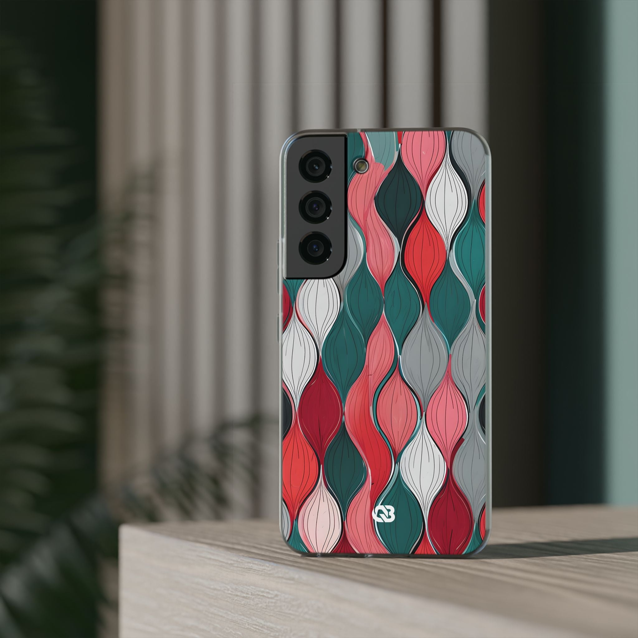 Slate Rose Ripple · Soft Phone Case for Samsung