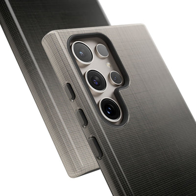 Grey Tough Phone Case for Samsung - Faded Sand Mesh