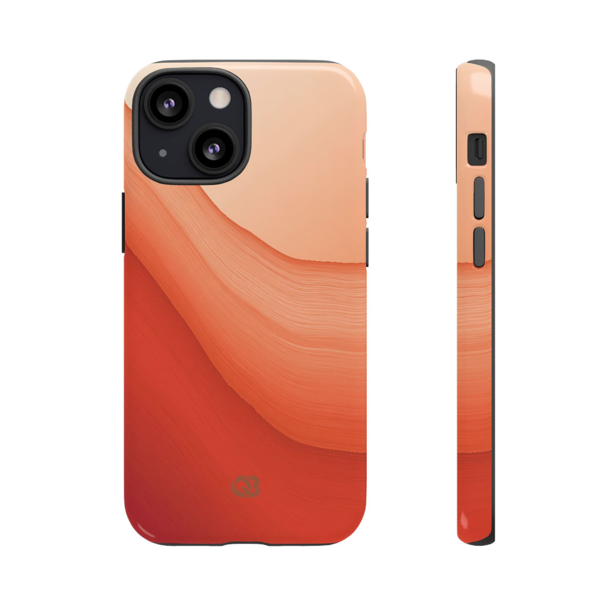 Terracotta Flow · Tough Phone Case for iPhone · Orange