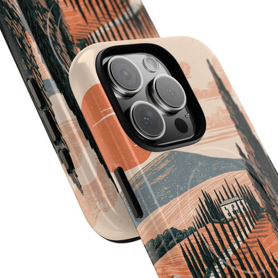 Orange Tough 2.0 Magsafe Phone Case for iPhone - Terracotta Ridge Trail