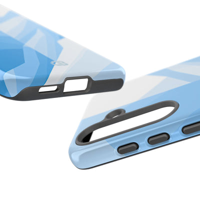 Blue Tough Phone Case for Samsung - Arctic Glacial Ridge