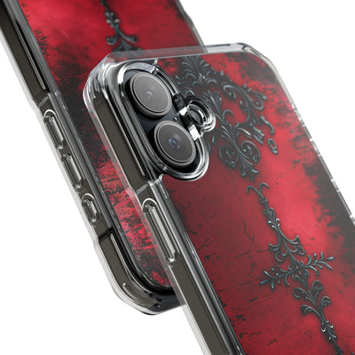 Crimson Gothic Filigree · Impact Phone Case for iPhone · Magsafe