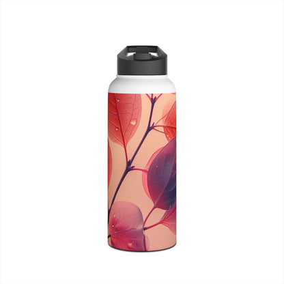Translucent Leaves - Stainless Steel Water Bottle