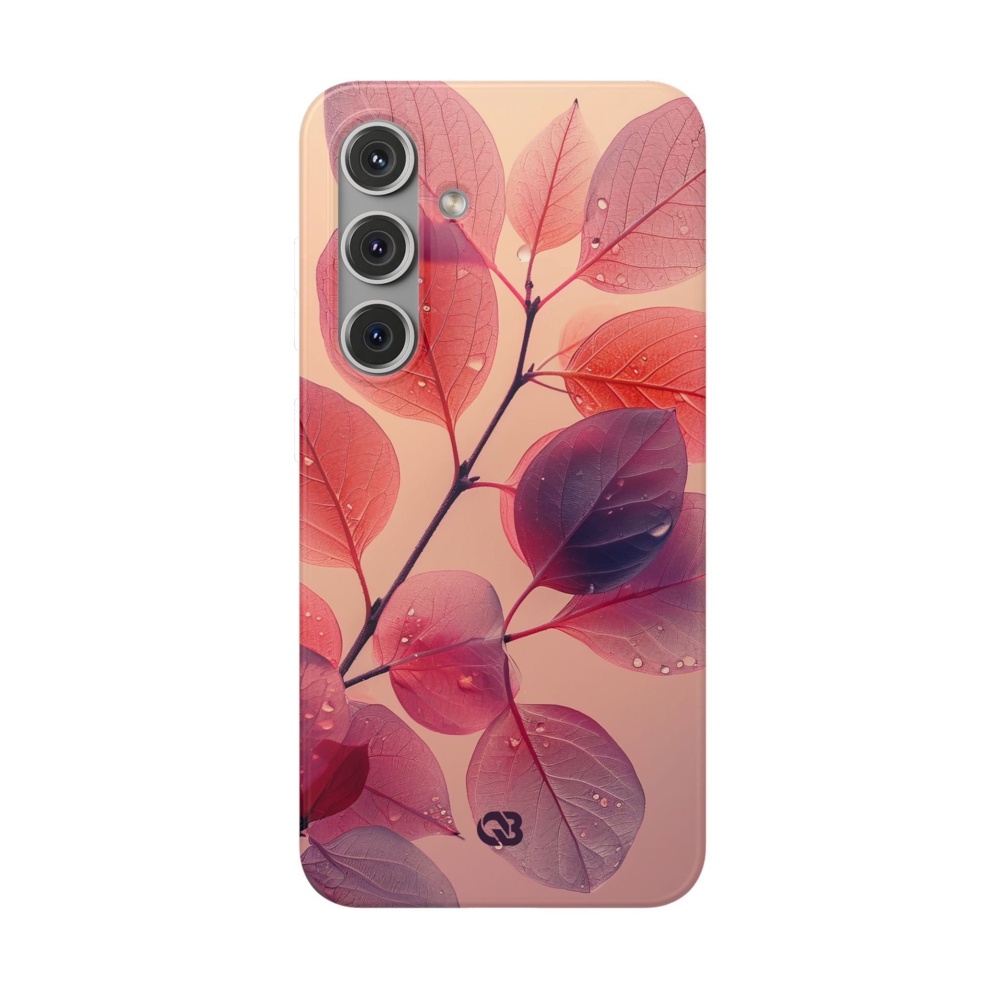Dewy Magenta Foliage · Soft Phone Case for Samsung