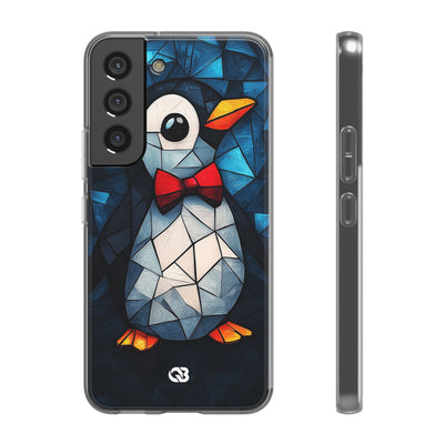 Mosaic Bowtie Penguin · Soft Phone Case for Samsung