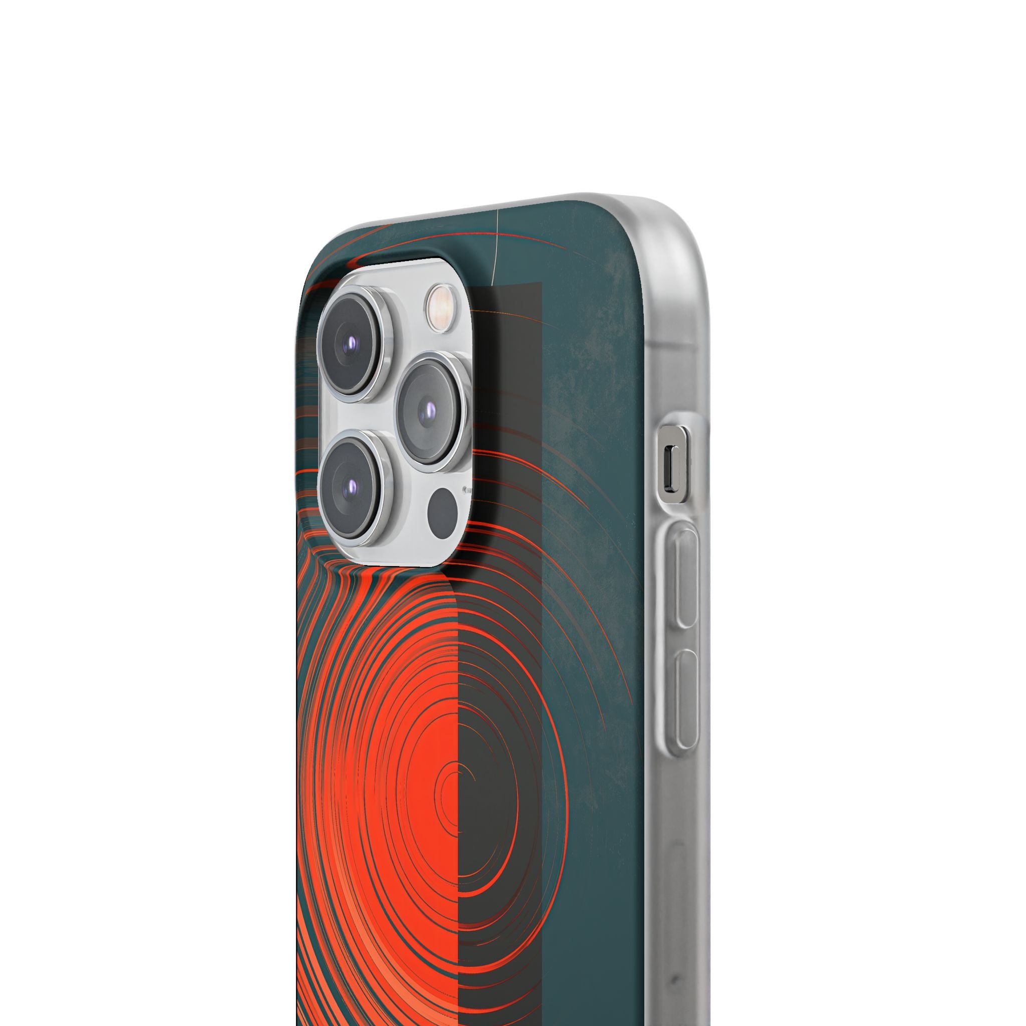 Teal Lite Phone Case for iPhone - Burnt Slate Radial