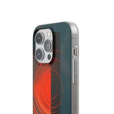 Teal Lite Phone Case for iPhone - Burnt Slate Radial