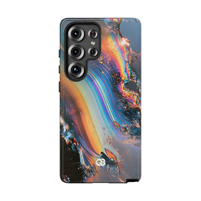Prismatic Aura Flow · Tough Phone Case for Samsung · Blue