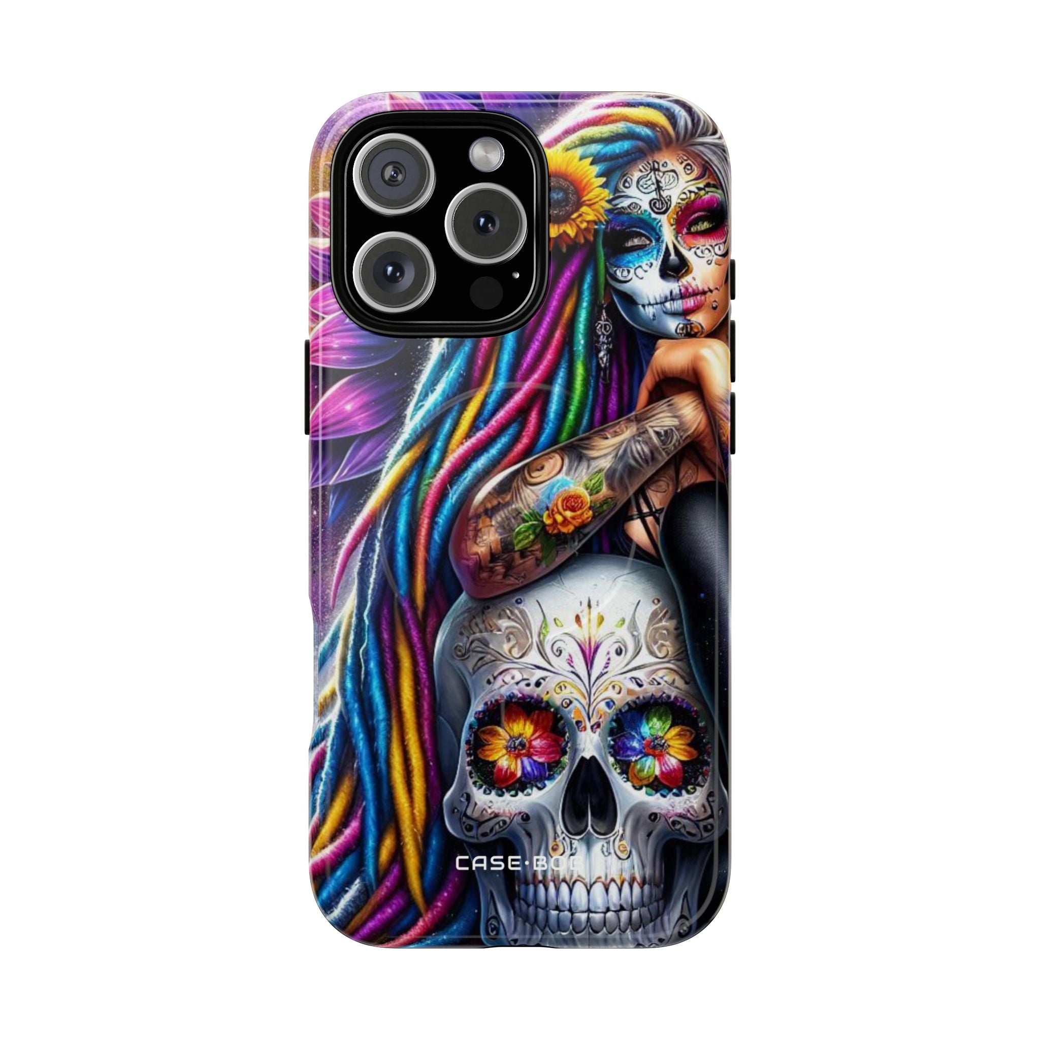 Solblomst Hovedskalle Glød iPhone 16 Pro Max Cover - Tough+