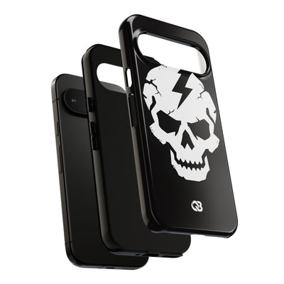 Shattered Bolt Skull · Tough Phone Case for Google Pixel