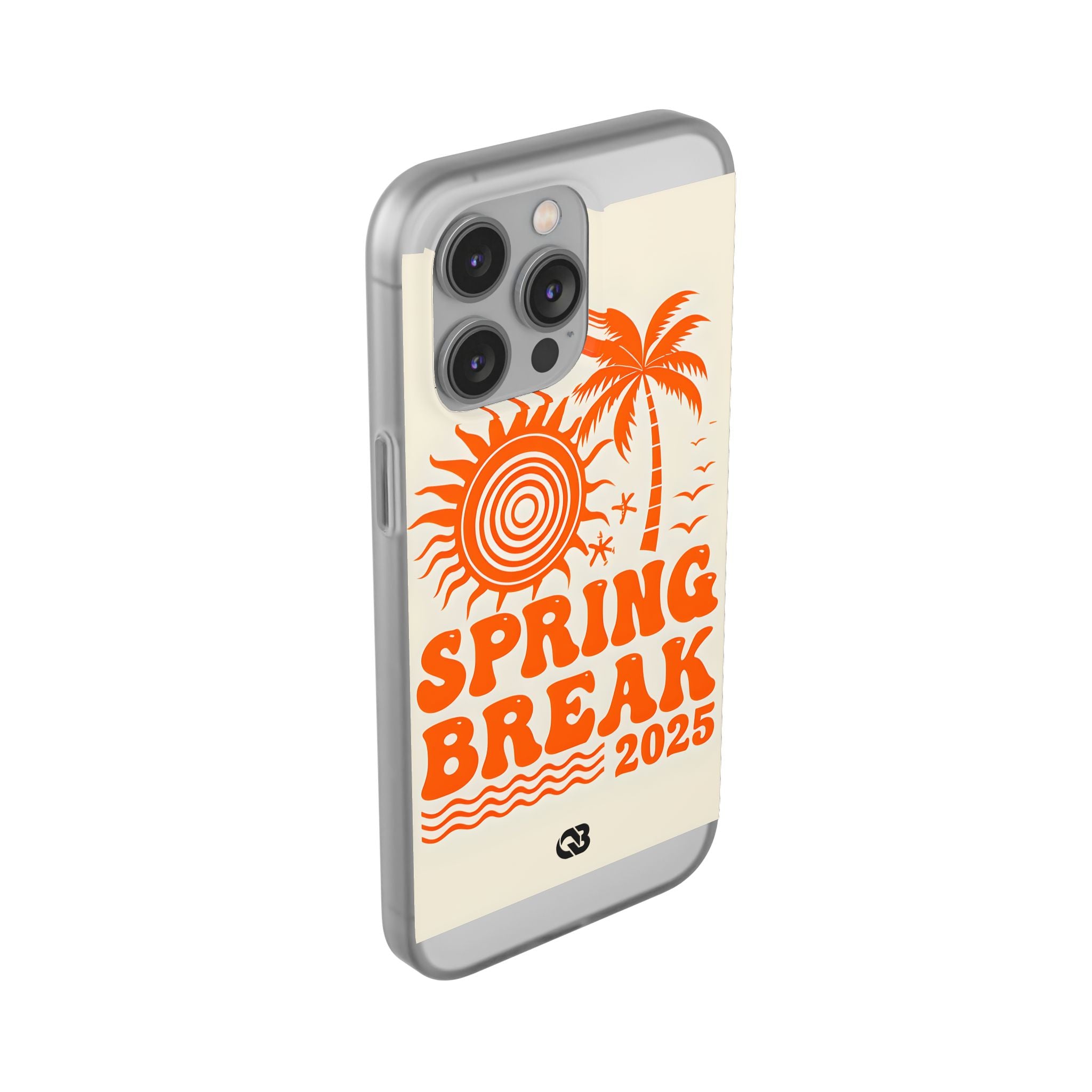 Retro Orange Tide · Soft Hoesje voor iPhone