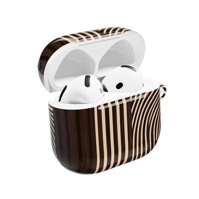 Timber Ring Contour · Hard Case for AirPods & AirPods Pro · Brown