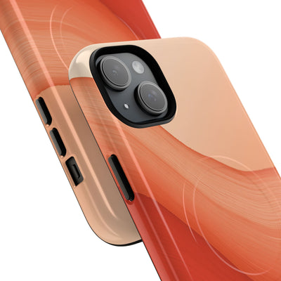 Terracotta Flow · Tough 2.0 Magnetic Phone Case for iPhone · Orange