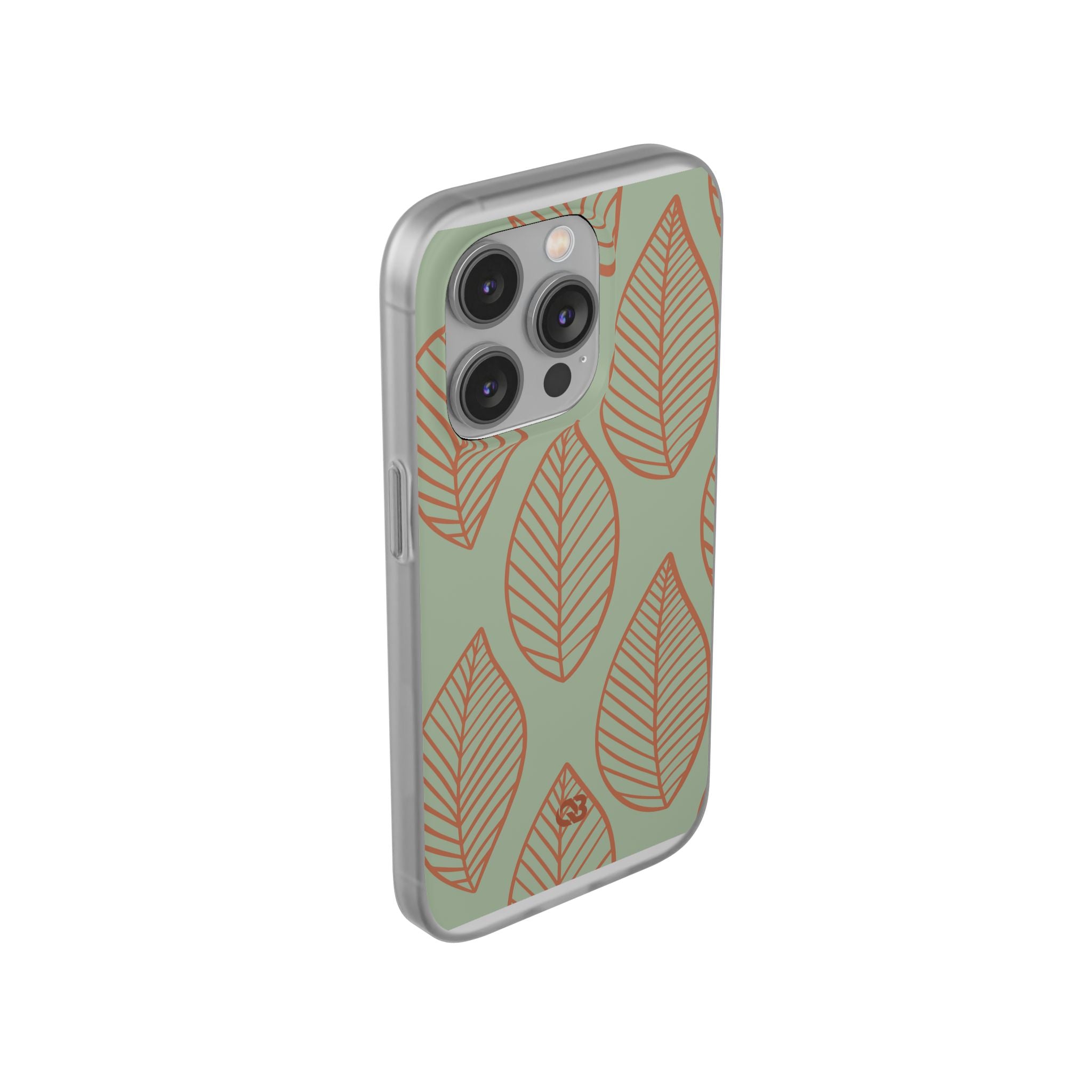 Sage Earth Leaves · Soft Phone Case for iPhone