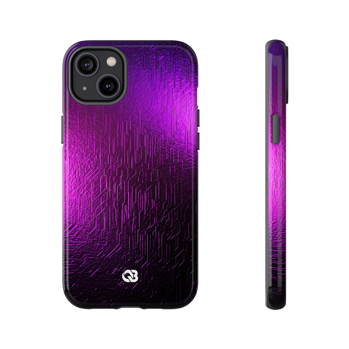 Violet Cyber Circuit · Tough Phone Case for iPhone · Purple