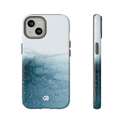 Teal Tough Phone Case for iPhone - Arctic Pulse Mesh