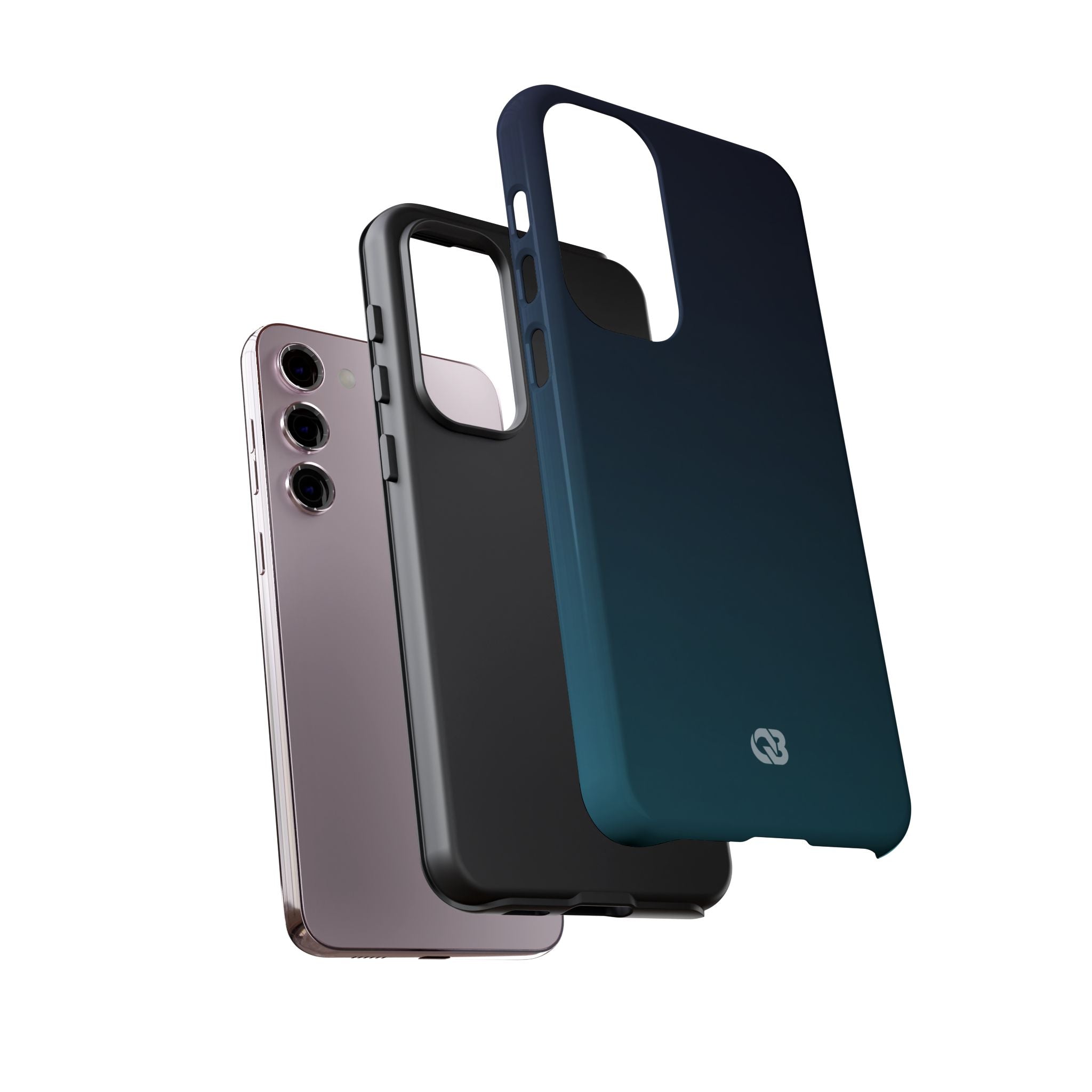 Teal Tough Phone Case for Samsung - Abyss Teal Haze