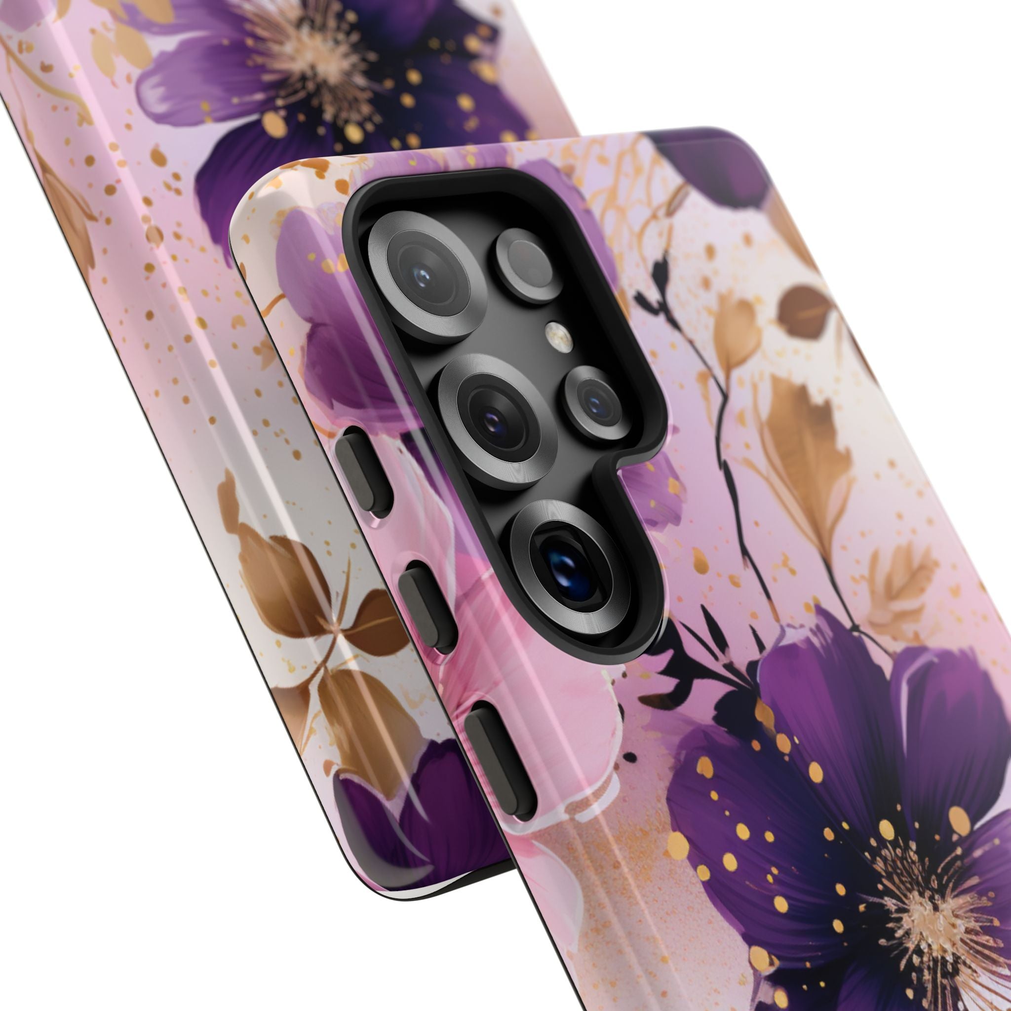 Gilded Violet Bloom · Tough Phone Case for Samsung