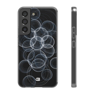 Black Lite Phone Case for Samsung - Frosted Ring Matrix