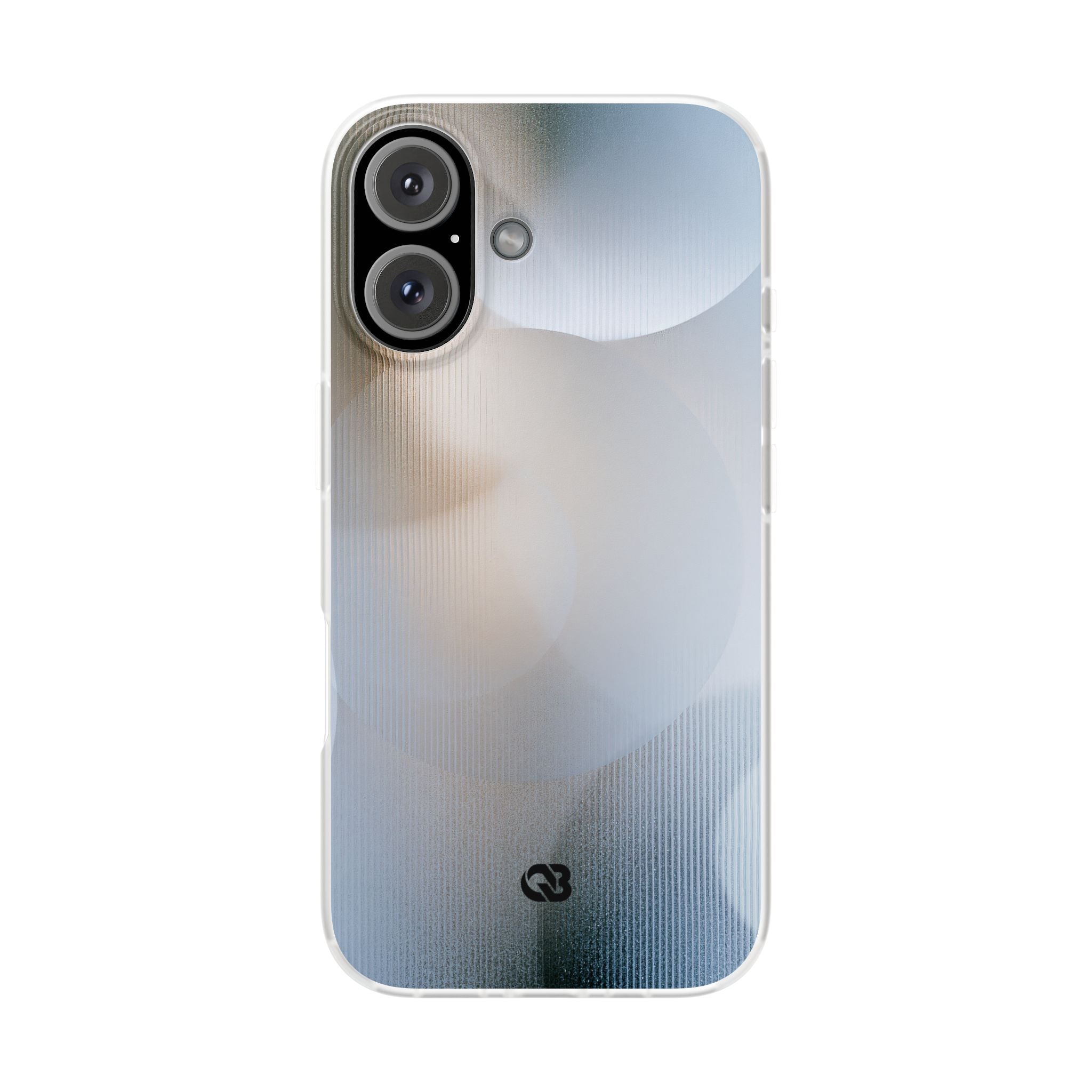 White Lite Phone Case for iPhone - Frosted Ribbed Sphere