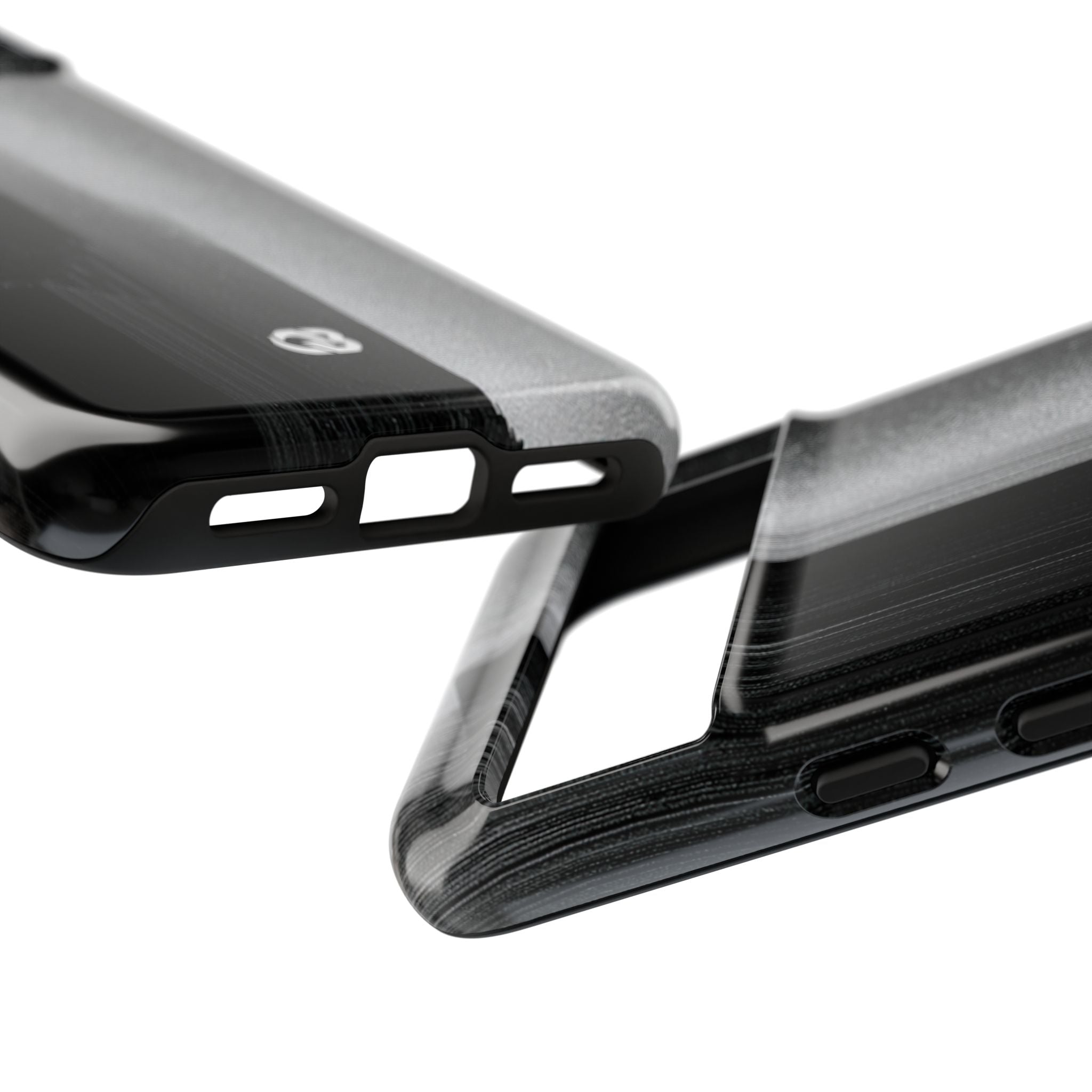 Black Tough Phone Case for Google Pixel - Brutalist Pixel Monolith