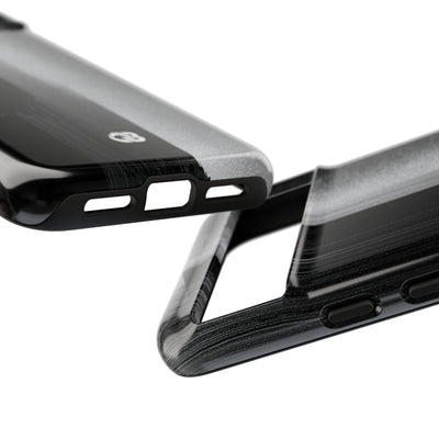 Black Tough Phone Case for Google Pixel - Brutalist Pixel Monolith