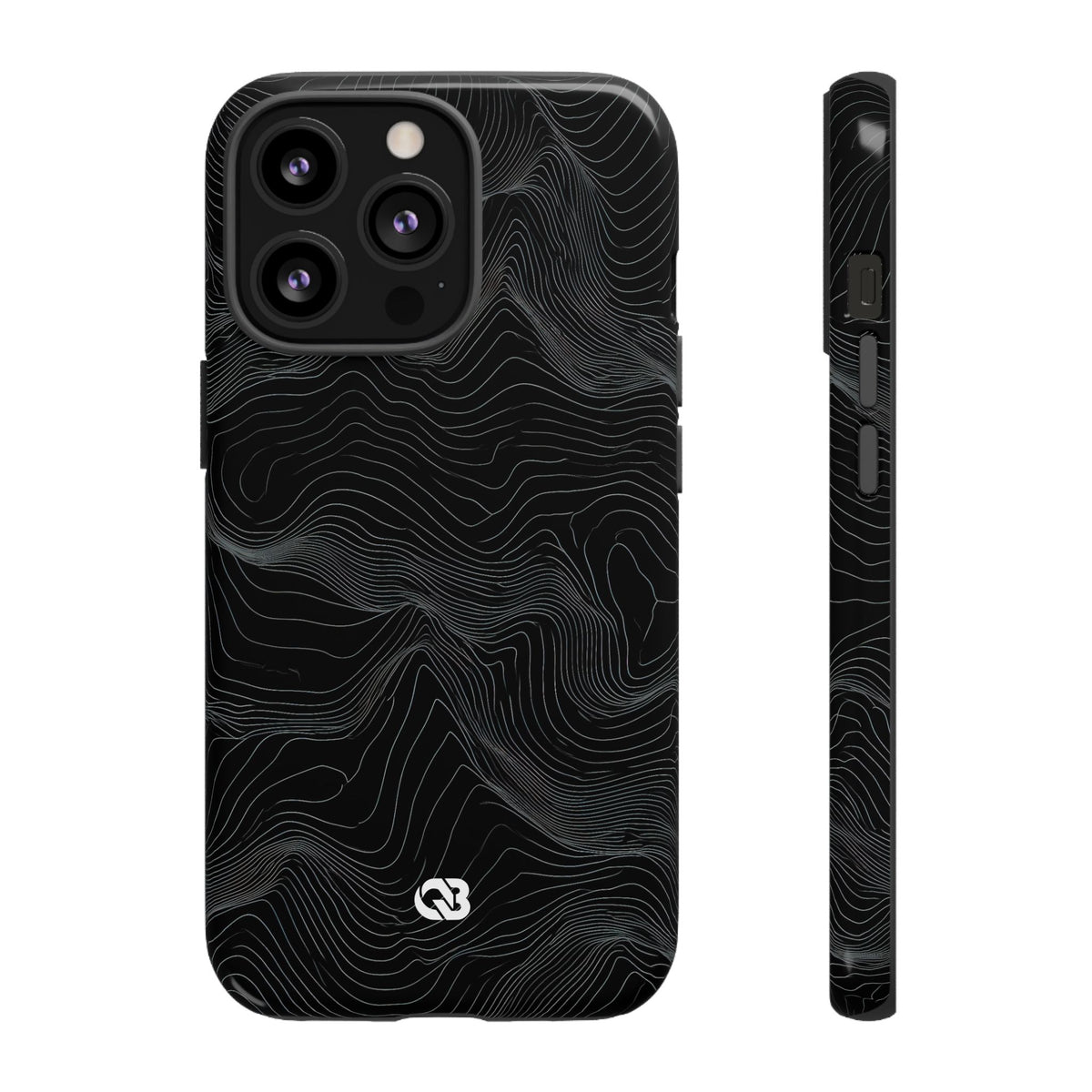 Obsidian Ridge · Tough Phone Case for iPhone · Black