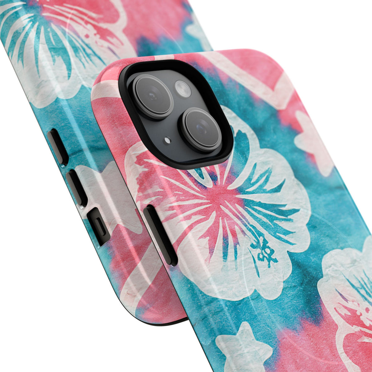 Tropical Hibiscus Bloom · Tough 2.0 Magnetic Phone Case for iPhone · Teal