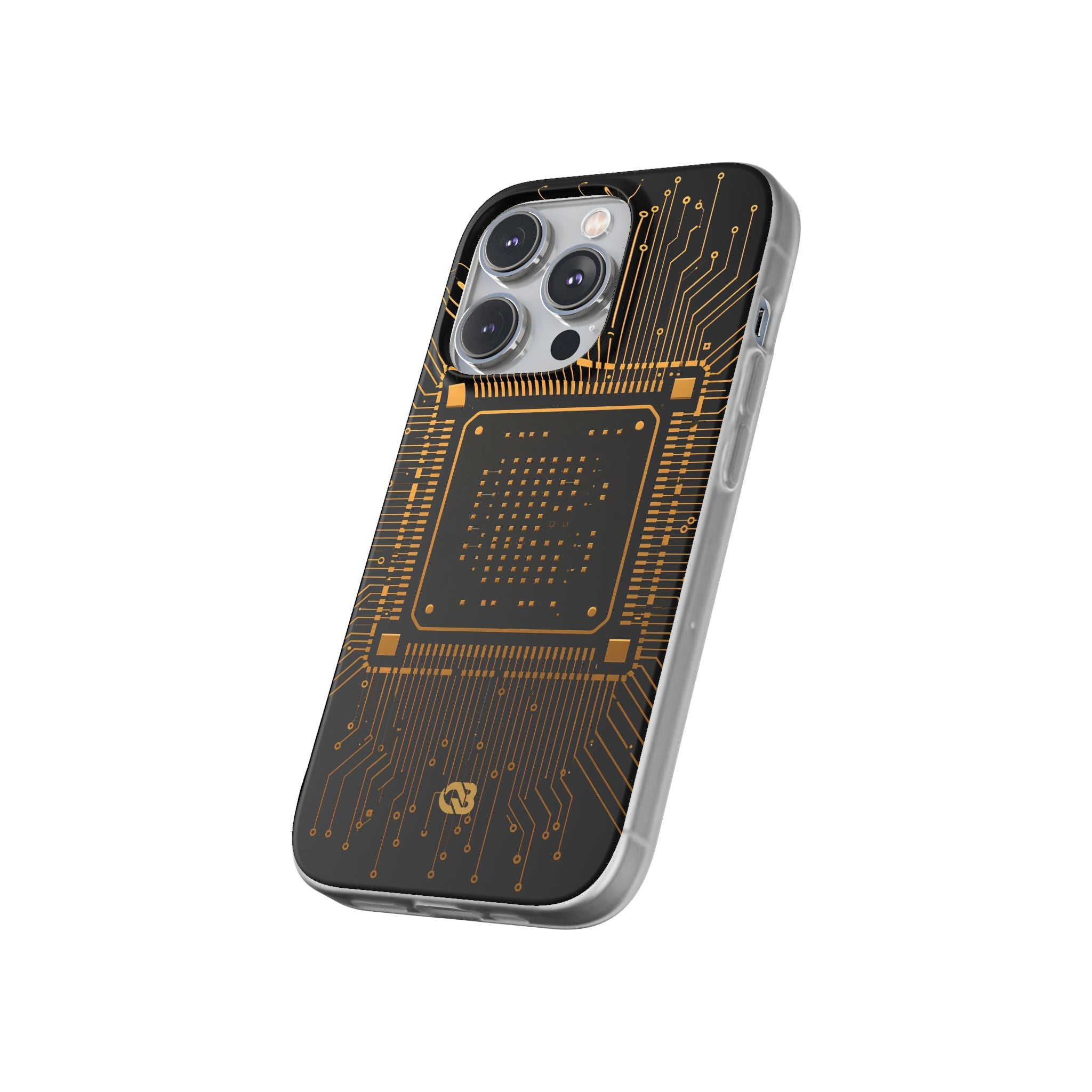 Gold Lite Phone Case for iPhone - Cyber Gold Processor