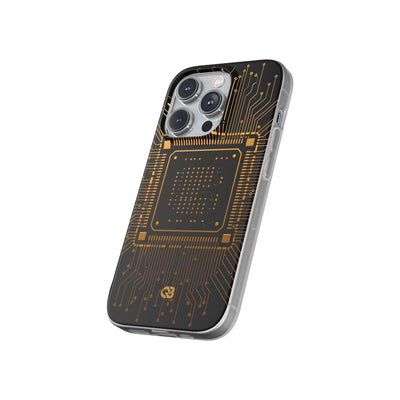 Gold Lite Phone Case for iPhone - Cyber Gold Processor