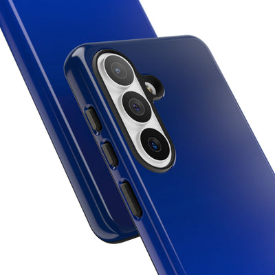 Blue Tough Phone Case for Samsung - Cobalt Depth Shift