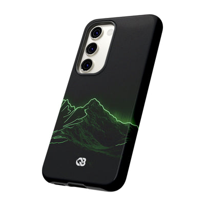 Nordic Mountain Contour · Tough Phone Case for Samsung · Black