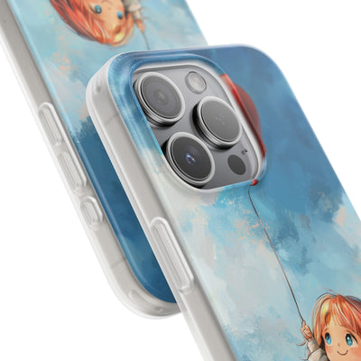 Crimson Heart Sky · Soft Coque de téléphone pour iPhone