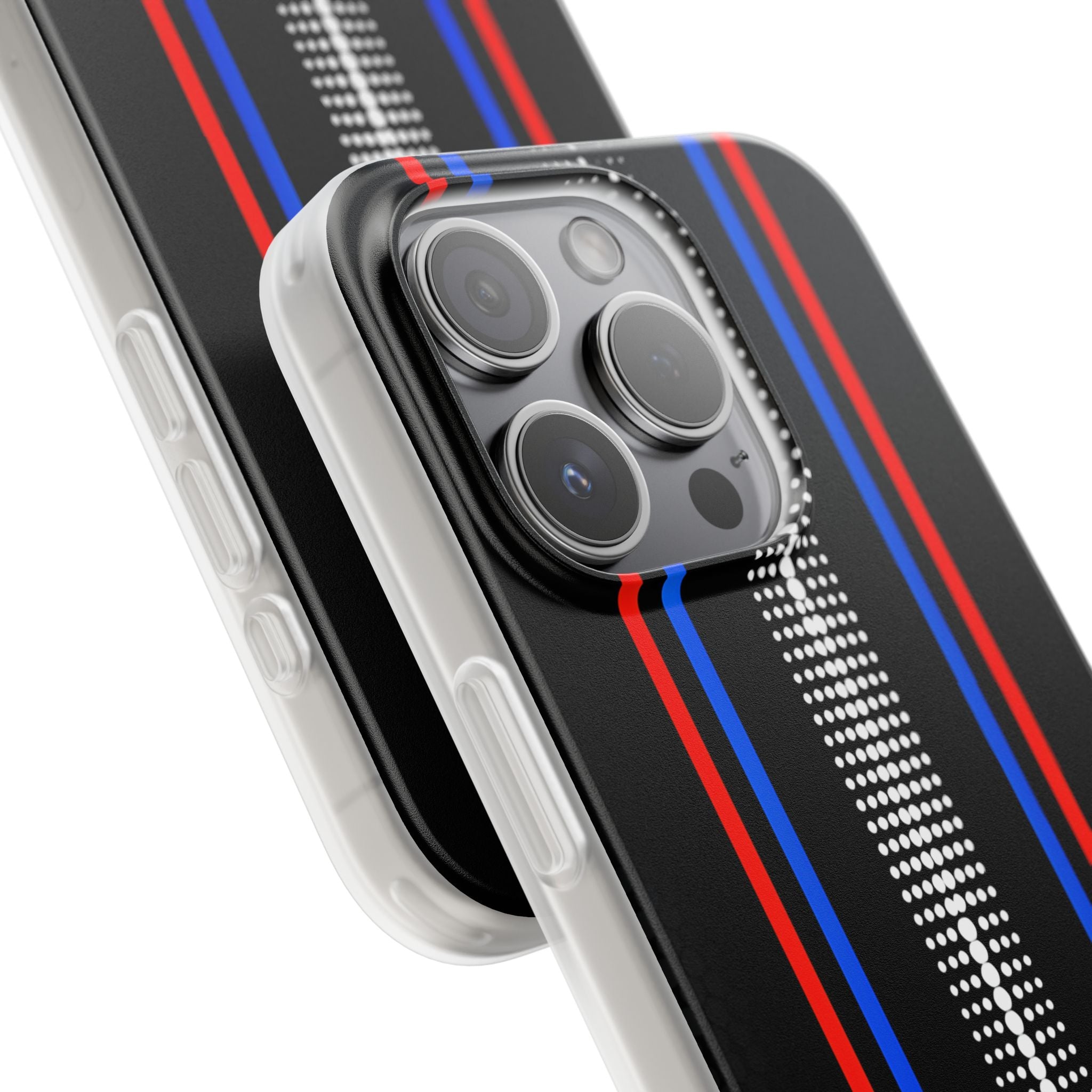 Electric Pulse Grid · Soft Phone Case for iPhone