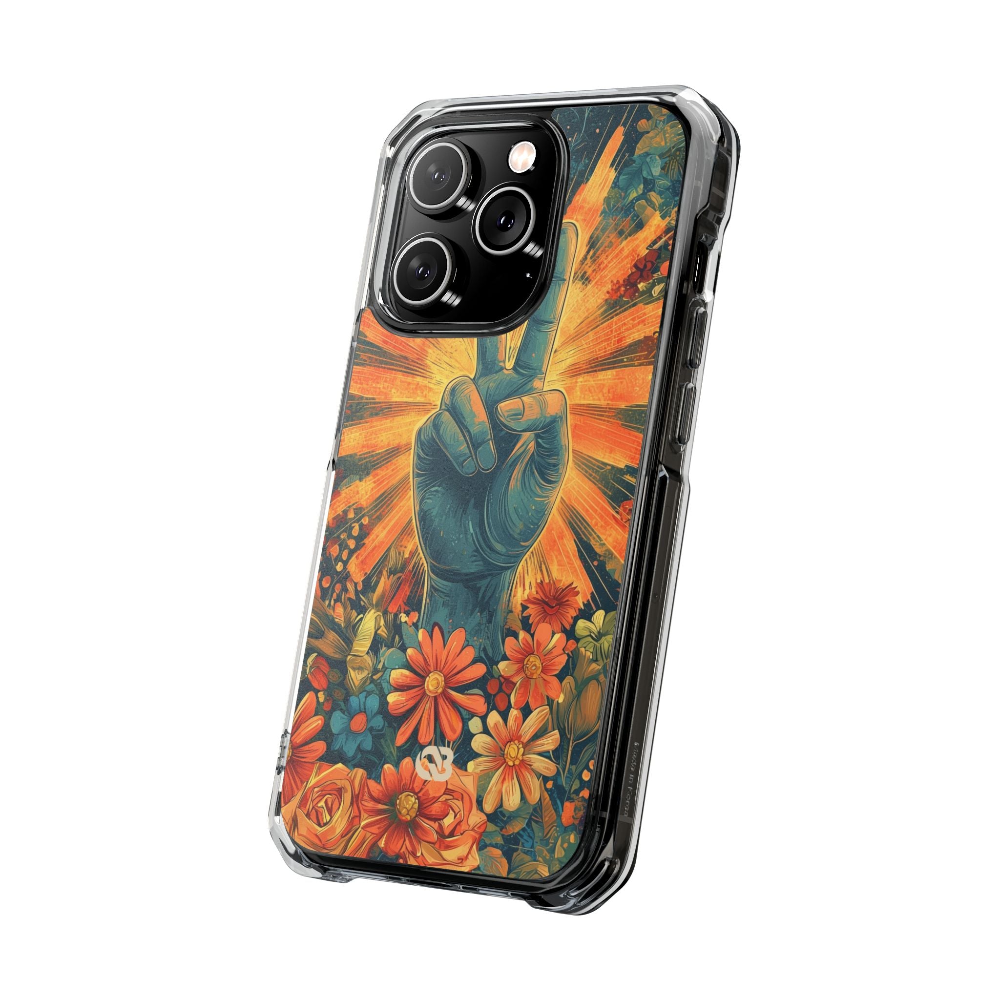 Radiant Peace Bloom · Impact etui na telefon dla iPhone · MagSafe