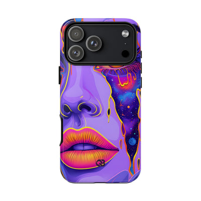 Violet Cosmic Gaze · Tough Custodia per iPhone