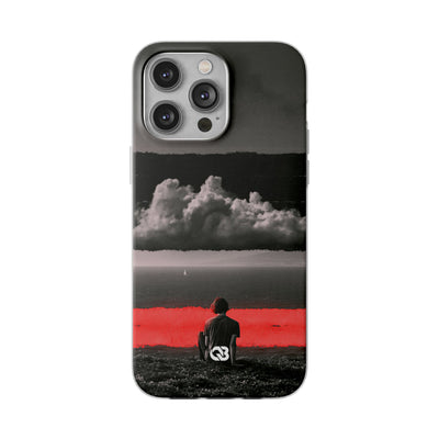 Crimson Horizon · Lite Phone Case for iPhone ·  Black