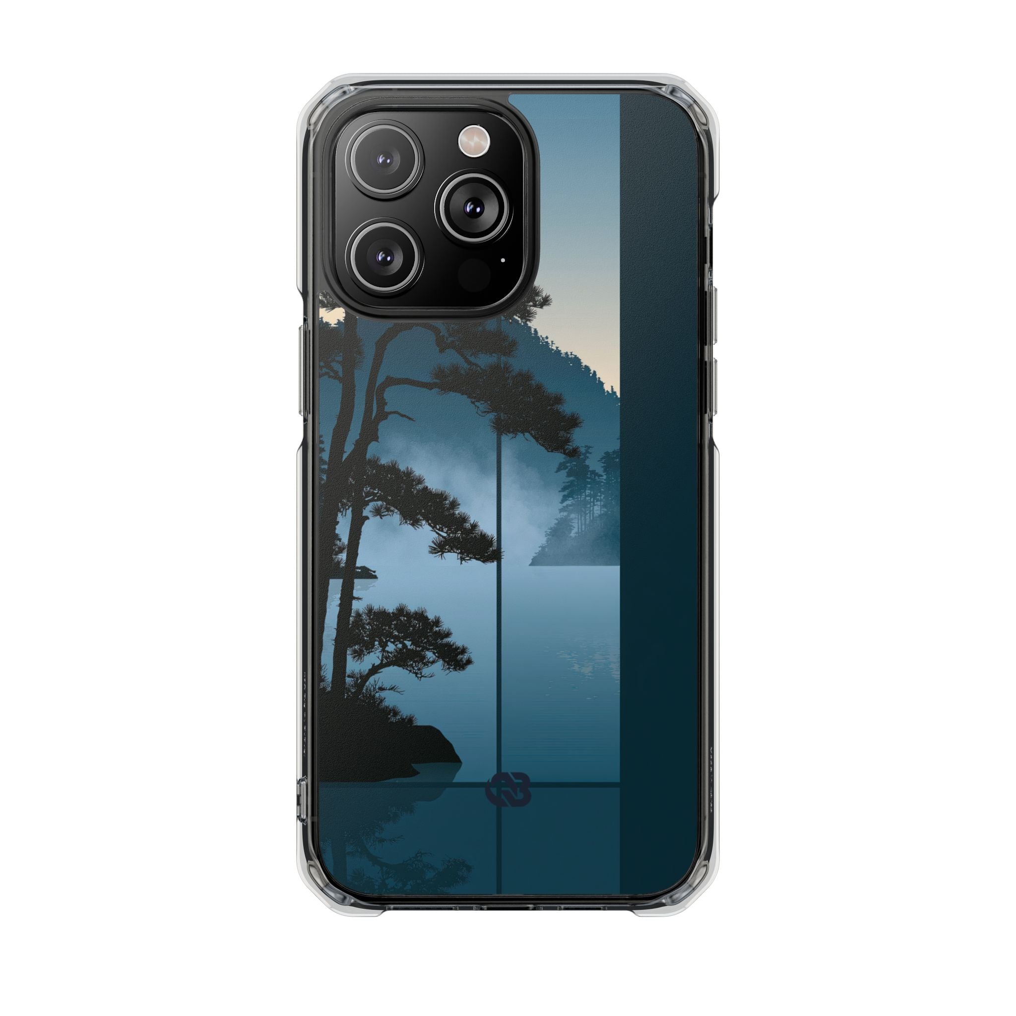 Blue Impact MagSafe Phone Case for iPhone - Kyoto Mist Pine