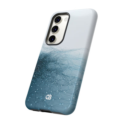 Teal Tough Phone Case for Samsung - Arctic Pulse Mesh