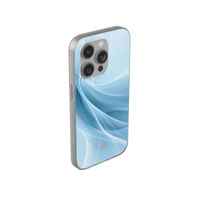Blue Lite Phone Case for iPhone - Arctic Silk Drift