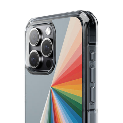 Grey Impact MagSafe Phone Case for iPhone - Slate Prism Burst