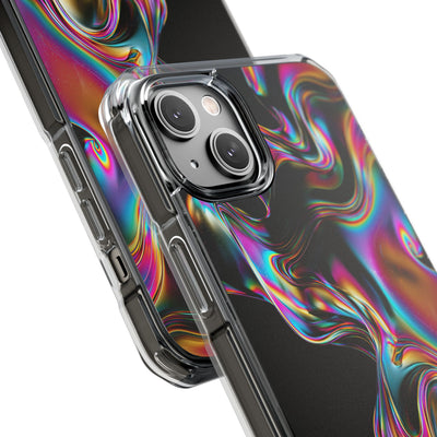 Purple Impact MagSafe Phone Case for iPhone - Liquid Neon Chrome