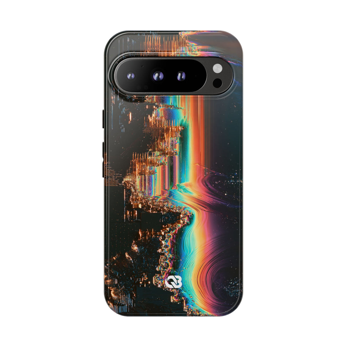 Prismatic Circuit · Tough Phone Case for Pixel ·  Black