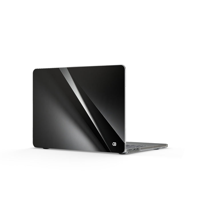 Obsidian Ridge · Clear Hard Case for MacBook · Black