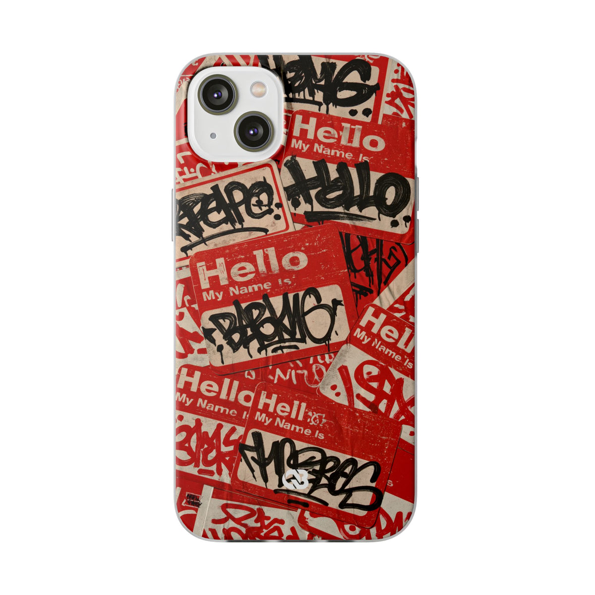 Slap Tag Collage · Lite Phone Case for iPhone ·  Red